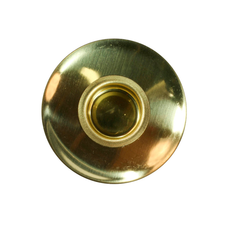 Brass Drip Cup + Dripcatcher – detail view of the German handcrafted gift