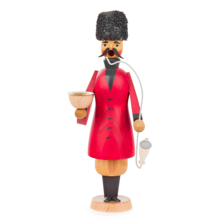 Wooden Candle Holder German Smoker | 8.5 Inches Tall – German Christmas smoker