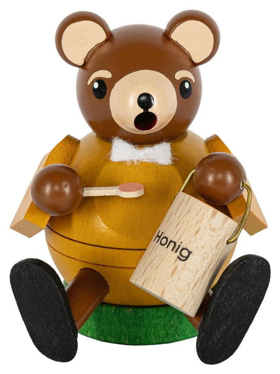 Richard Glässer Mini Bear Incense Smoker | 8cm – German Christmas smoker by Richard Glaesser