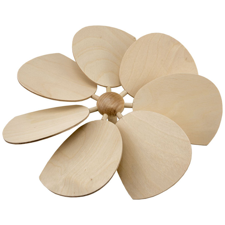 Seiffener Volkskunst C-Shaped Pyramid Fan Assembly | 7 Blade