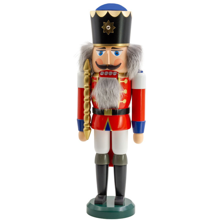 Red King German Nutcracker | 15.4 Inches Tall