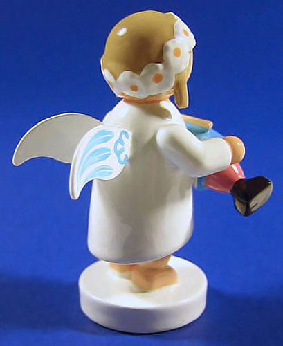 WENDT & KÜHN Blonde Angel Figurine Doll – side view of the Christmas ornament