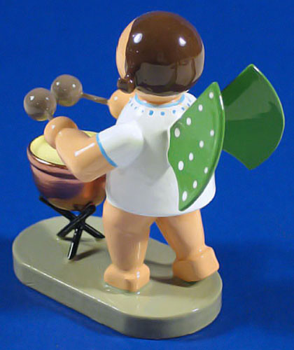Wendt Kuhn Angel Kettledrum Figurine