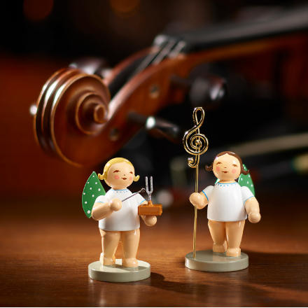 WENDT KÜHN - Flying Angel Holding a Candle Ornament