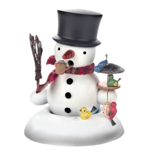 Hat Snowman Bird feeder German Smoker ChristKindlMarkt