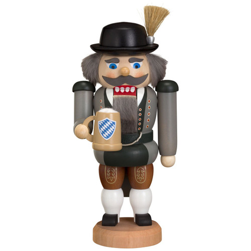 Bavarian German Nutcracker 20cm 8 Inches ChristKindl Markt   11458 Nussknacker Bayer In Uriger Tracht Mit Trachtenhut Und Bayrischem Masskrug  86125.1677103981.500.500 