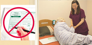 Easy to Use Fall Alarm with Pad Life Indicator  with Timed Bed Sensor Pad 10x30 Easy to Use Fall Alarm with Pad Life Indicator  with Timed Bed Sensor Pad 10x30