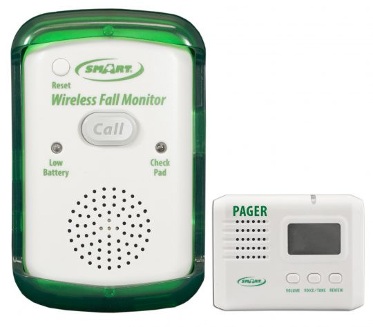 Bed Alarm Corded to Wireless Pager with Weight Sensing 20x30 Corded Bed Pad