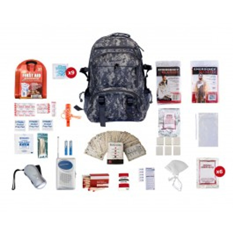 One Person Emergency Supply Backpack Camo SKGKCamo
