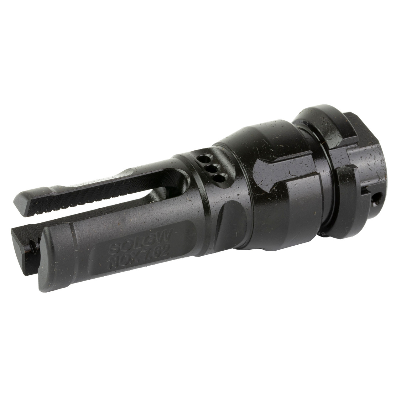 SOLGW NOX - AR10 - 762 NATO - MUZZLE BRAKE - 5/8X24 - BLACK