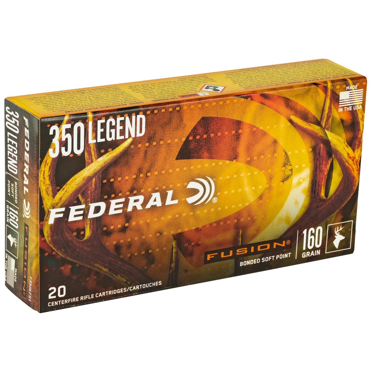 FEDERAL 350 LEGEND - 160 GR - SP - 20 RDS/BOX