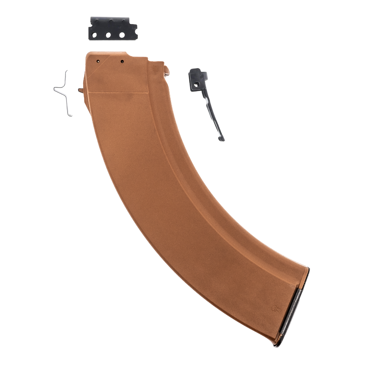 ロシア実物 PUFGUN製 7,62×39㎜ AK 40rdポリマータンカラーマガジン (検)