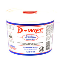 D-LEAD DISPOSABLE WIPE TOWELS - WIPES - 325 CT D-LEAD DISPOSABLE WIPE TOWELS - WIPES - 325 CT