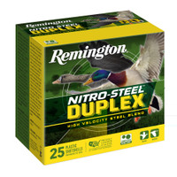 Remington Nitro Steel Duplex - 12ga - 3" - #2/#6 - 25 Rds/box