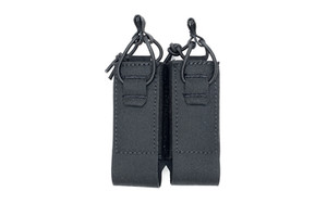 Hsp Double Pistol Mag Pouch Blk