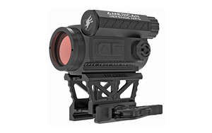 American Defense Mfg. - 2 MOA - Red - Red Dot Sight - Titanium T1 Co-witness Mount - Black