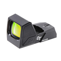 Ctc - 3 MOA - Red - Reflex Sight - CT RAD, 20,000 hours battery life, auto shutoff, optics cut slide compatible - Black