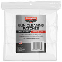 BIRCHWOOD CASEY - .38-.45 CAL - CLEANING PATCHES - 500 PK