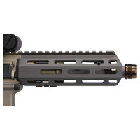 Q AR-15 Handguard - 12" - M-LOK - Clear Anodized