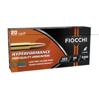Fiocchi - 223 REM - 50 gr - HP - 20 Rds/box