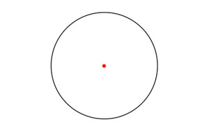 Trijicon Mro Sd Patrol - 2 MOA Dot with 68 MOA Circle - Red - Reflex Sight - KILLFLASH Anti-Reflection Device - Black
