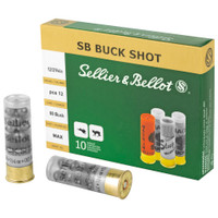 SELLIER & BELLOT - 12 GA - 2.75" - #00 BUCK - 12 PEL - 10 RDS/BOX