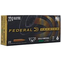 FEDERAL GOLD MEDAL - 224 VLK - 77 GR - TMK - 20 RDS/BOX