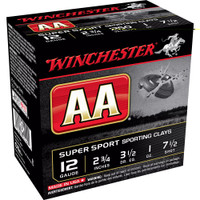 WINCHESTER AA SS SC - 12 GA - 2.75" - #7.5 - 1 OZ - 25 RDS/BOX