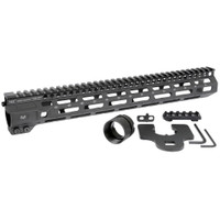 Midwest Industries AR-15 Handguard - 14" - M-LOK - Black - MI-CRM14