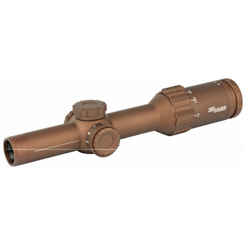 Sig Sauer Tango6T - 1-6x24mm - 30mm tube - 556-762 Horseshoe - FDE Sig Sauer Tango6T - 1-6x24mm - 30mm tube - 556-762 Horseshoe - FDE