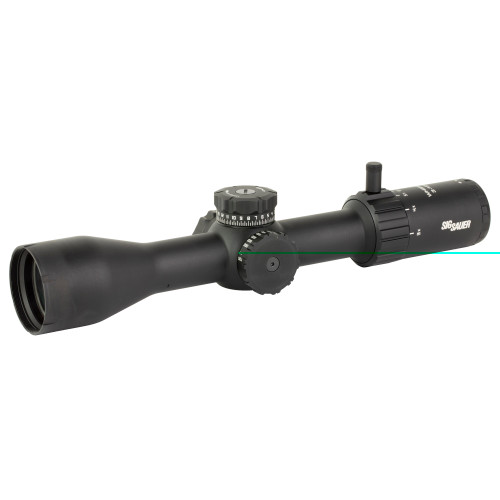 Sig Sauer Whiskey4 3-12x44mm Rifle Scope, Quadplex Reticle, SFP, Black, Model SOW43001 Sig Sauer Whiskey4 3-12x44mm Rifle Scope, Quadplex Reticle, SFP, Black, Model SOW43001