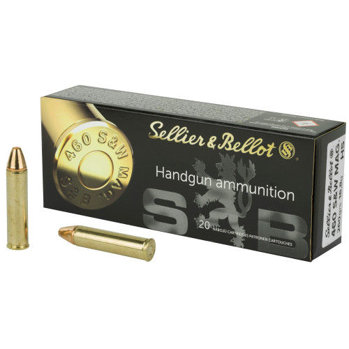 Sellier & Bellot - 460 S&W - 260gr - HS Copper - 20 Rds/box