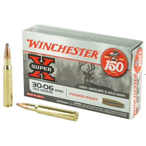 WINCHESTER 30-06 SPRINGFIELD - 150 GR - PSP - 20 RDS/BOX WINCHESTER 30-06 SPRINGFIELD - 150 GR - PSP - 20 RDS/BOX