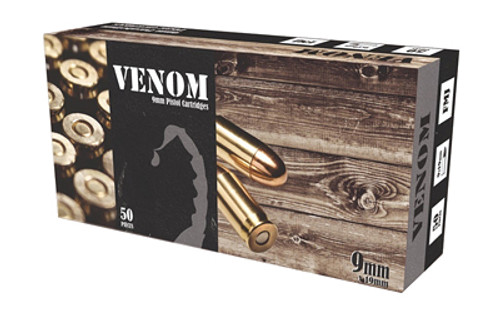 Maxim Venom - 9mm - 124gr - FMJ - 50 Rds/box