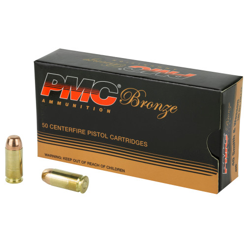 PMC - 40 S&W - 165 GR - FMJ - 50 RDS/BOX PMC - 40 S&W - 165 GR - FMJ - 50 RDS/BOX