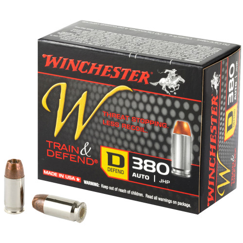 Winchester Defend - 380acp - 95gr - JHP - 20 Rds/box