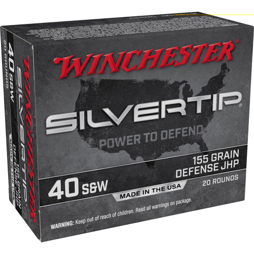 WINCHESTER  - 40 S&W - 155 GR - HP - 20 RDS/BOX