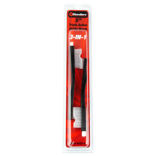 KLEEN-BORE TRIPLE ACTION - NYLON UTILITY 5" 2 PACK - BRUSH KLEEN-BORE TRIPLE ACTION - NYLON UTILITY 5" 2 PACK - BRUSH