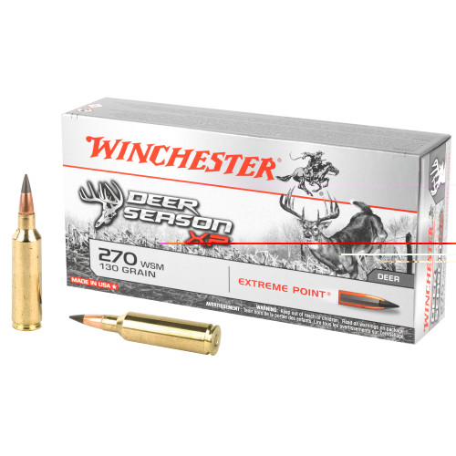 WINCHESTER 270 WIN -130 GR - PT - 20 RDS/BOX WINCHESTER 270 WIN -130 GR - PT - 20 RDS/BOX
