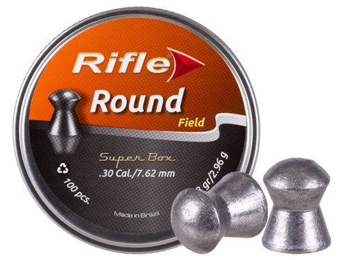 RIFLE PREMIUM - .30 CAL - ROUND - 45.68 GR - 100/tin RIFLE PREMIUM - .30 CAL - ROUND - 45.68 GR - 100/tin