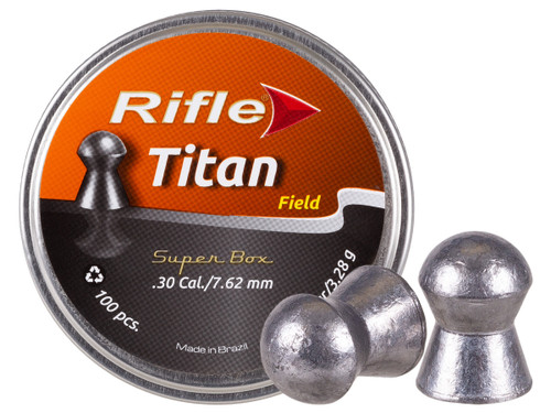 RIFLE PREMIUM TITAN - .30 CAL - ROUND - 50.61 GR - 100/tin RIFLE PREMIUM TITAN - .30 CAL - ROUND - 50.61 GR - 100/tin