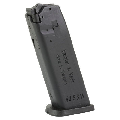 HK USP-FS MAGAZINE - 40 S&W - 10 ROUND CAPACITY - 13 ROUND BODY - STEEL - BLACK