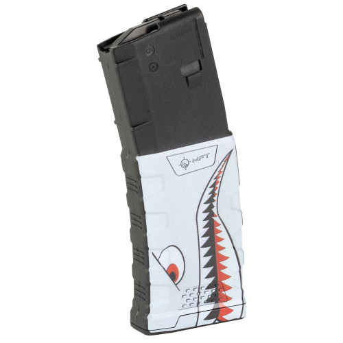 MFT EXTREME DUTY AR-15 MAGAZINE - 556 NATO/223 REM - 15/10 ROUND CAPACITY - 30 ROUND BODY - POLYMER - SHARK