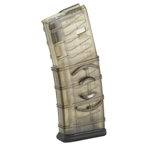 ETS AR-15 MAGAZINE - 556 NATO/223 REM - 10 ROUND CAPACITY - 30 ROUND BODY - POLYMER - CLEAR
