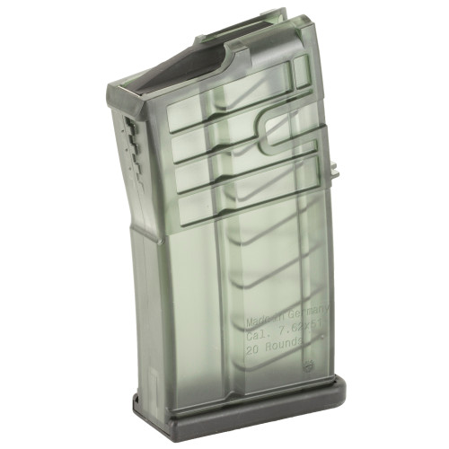 HK MR762 MAGAZINE - 7.62 NATO/308 WIN - 10 ROUND CAPACITY - 20 ROUND BODY - STEEL - BLACK HK MR762 MAGAZINE - 7.62 NATO/308 WIN - 10 ROUND CAPACITY - 20 ROUND BODY - STEEL - BLACK
