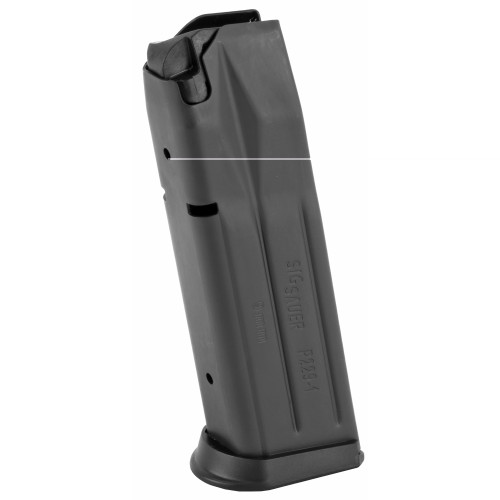 SIG SAUER P229 MAGAZINE - 9MM - 10 ROUND CAPACITY - 15 ROUND BODY - E2 - STEEL - BLACK