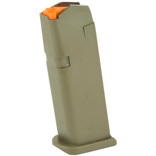 GLOCK 19 G5 MAGAZINE - 9MM - 10 ROUND CAPACITY - 15 ROUND BODY - OD GREEN