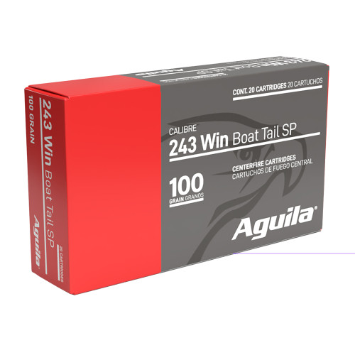 Aguila - 243 Winchester - 100 Grain - SP - 20 Rds/box