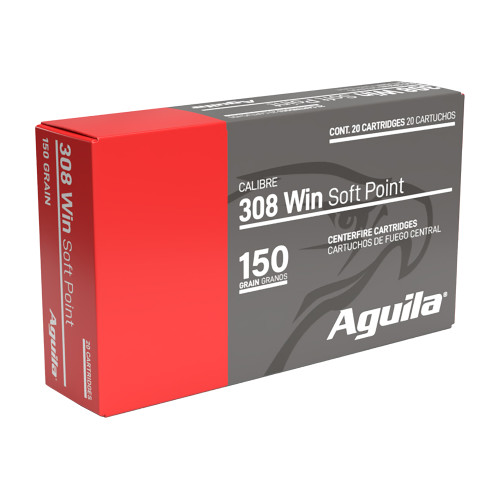 Aguila - 308 Winchester - 150 Grain - SP - 20 Rds/box
