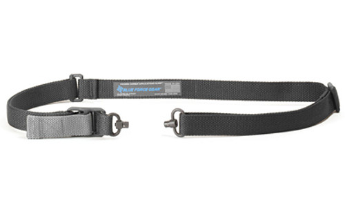 BLUE FORCE VICKERS PADDED PUSH BUTTON SLING - QD - 2 POINT - BLACK BLUE FORCE VICKERS PADDED PUSH BUTTON SLING - QD - 2 POINT - BLACK